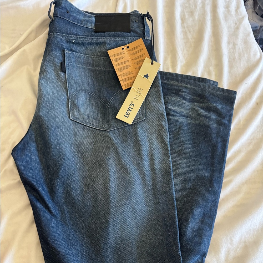 Levi's Deep Blue Straight Jeans
